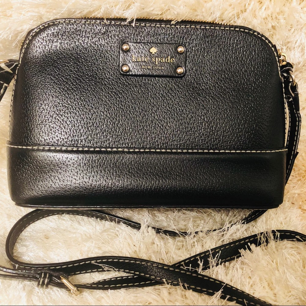 Authentic Kate Spade Bag Black Leather Bag
